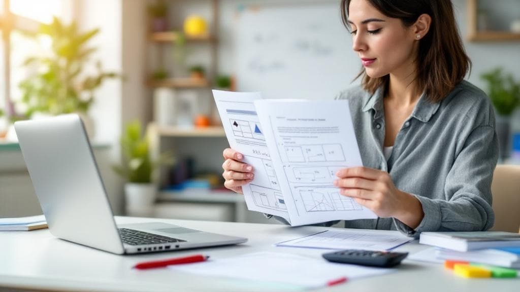 Educators collaborating on math curriculum